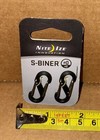 2x Lot Pack Of Nite Ize Plastic S-biner Size  0 - 2 Ct  4 Total  - Choose Color