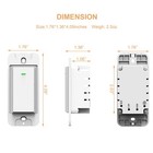 Smart Wifi Light Switch Remote Alexa Google Home Voice Control Smart Life 2pack