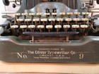 The Oliver Typewriter The Printype No  9 - Military Green - Antique June  1913