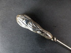 Art Nouveau Silver Button  Boot Or Corset Hook 1905 Birmingham W  Devenport