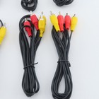 Lot Of 10 New 2-rca Composite Av Cables Red Yellow Audio Video Cord Nes Tv