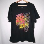 Nascar Team Penske Joey Logano Shirt 2xl Racing Race Car Driver 2017 Black