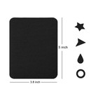 Augshy Iron On Patches 20 Pieces Black Patches 5 X 3 8 Inches 