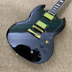 Limited-time Offer  Black Sg Electric Guitar With Gold Hardware  Fast Shipping