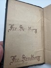 Antique Swedish Hymnal Song Book C 1878 Religious Pocket Edition   1071