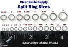 1000 Count Size  6 5 Heavy Duty Stainless Steel Split Rings Bulk Made In Usa Hd