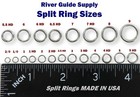 1000 Count Size  6 Stainless Steel Split Rings Bulk Made In Usa Fishing Tackle