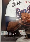 Rangers Nolan Ryan Autographed Signed Auto 8 X 10  blood  Photo W coa Fanatics