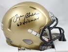 Roger Staubach Signed Navy Midshipmen Speed Mini Helmet W heisman-beckett W