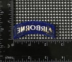 Us Army Airborne Rocker Tab Patch Blue white