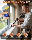 Saker Caulk Gun Kit Manual Caulking Gun With 11 In 1 Caulking Tool Set Silicone