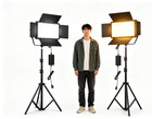 Photo Studio Led Panel Light 3200k-5600k Dimmable With Tripod Stand Photography
