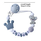 Dummy Clips Personalized Silicone Pacifier Holder Soother Chain Baby Shower Usa