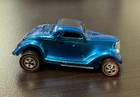 Classic 36 Ford Coupe Blue Hot Wheels 1968 Redline Vintage Mattel