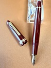 Vintage Sailor 1911 Fountain Pen Bordeaux 14k Hf Gold Nib     Excellent Condition