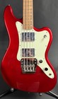 Squier Paranormal Rascal Bass 4-string Bass Guitar Candy Apple Red Finish  837 