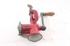 1 X Old Meat Grinder Red Alexanderwerk Vintage Decoration With Table Clamp