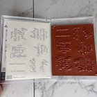 Stampin  Up   framed   Festive   Stamp Set  Retired C2