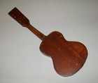 Old Antique Vtg Ca 1900s Folk Art Hand Made Wooden 8 String Uke Parlor Guitar