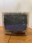 Vintage 1998 Samsung Ktv Clear Case Television Prison Jail Tv Crt Gaming Works