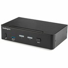 Startech 2 Port Displayport Kvm Switch - Taa Compliant - 4k 60hz - 2 Port Usb