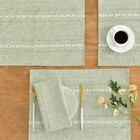  Cotton Linen Placemats  12 X 18 Inch Set Of 6 Placemats Rustic Hemstitch 