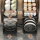 Pull Out Cabinet Organizer Pot Pan Lid Holder Sliding Kitchen Drawer Rack