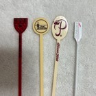 Lot Of Vintage Swizzle Sticks Bar Cocktail Drink Stirrers Trump Harvard Concorde