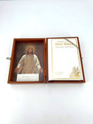 Vtg Illustrated Memorial Edition Holy Bible Custom Wooden Box Protestant
