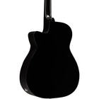 Rogue Ra-090 Concert Cutaway Acoustic-electric Guitar Black