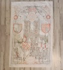 1977 Queen Elizabeth Ii Silver Jubilee Tea Towel Harry Butterworth  100  Cotton