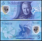 Saint Helena 5-10-20 Pounds 2026  Polymer  3 Pcs Per Set