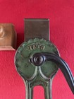 Antique Taico Germany Cheese Grater shred Cast Iron Wood Mill Hand Crank
