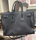 Saint Laurent Leather Sac De Jour Large In Grained Leather Black G2u