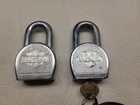 Pair Harley Davidson Vintage Limited Edition Padlock Master Lock  220 W  2 Keys