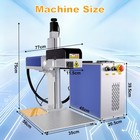 Scotle Jpt M7 3d Fiber Laser Marking Machine Curved Relief Deep Engraving Marker