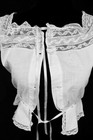 Antique French Edwardian White Cotton   Lace Camisole 36  Bust Small Ex Cond