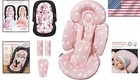 Universal Infant Car Seat Cushion With Reversible Floral Design   Safety Covers