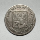 1948 Venezuela 1 4 Bolivar - Silver - Small Coin  d-070