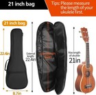 21in Ukulele Case  Waterproof Durable Ukulele Padded Bag