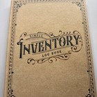 Simple Inventory Log Book Vintage Style Kraft Cover Small Business Ledger 7x10