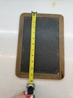 Antique Vintage Double Sided Wood Slate  Schoolhouse Chalkboard 8 25    X 6 25   