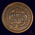1851 Braided Hair Large Cent