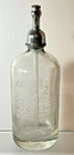 Vintage Seltzer Bottle Drink Well Beverage Co Peekskill New York Clear W  Straw