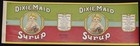 Dixie Maid Syrup Original Vintage Unused Tin Can Label Roddenbery Cairo  Georgia