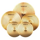 Low Volume Cymbal Pack - 14  Hi-hat  16  Crash  18  Crash  20  Ride - Quiet Prac