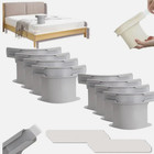 4pcs Lock Sheet Holders Keep Sheets Tight Heavy Duty Straps Fit All Mattresses