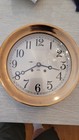    vintage Chelsea Ship s Bell Clock Marshall Field Brass Marine Porthole Clock