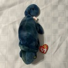 Ty Beanie Baby 9 Inch Rainbow The Iguana Chameleon Toy Error Blue Green Color
