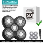 5-blade Electric Head Shaver Replacement 5d Men   s Shaver Blades